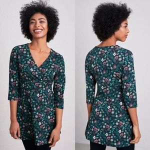 Seasalt Cornwall Marram Grass Organic Cotton Tunic sz UK14 US 10